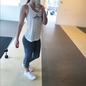 Lorna Jane heather blue leggings